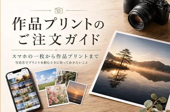 スマホの一枚から作品プリントまで